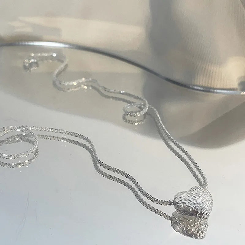Heartbeat Elegance Necklace Sterling Silver