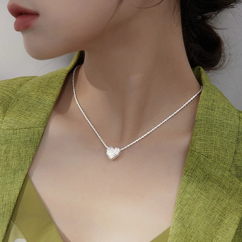 Heartbeat Elegance Necklace Sterling Silver